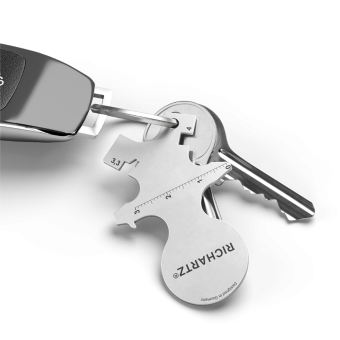 RICHARTZ® EINKAUFSWAGENLÖSER happy Silver