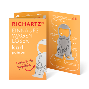 RICHARTZ® EINKAUFSWAGENLÖSER karl painter Silver