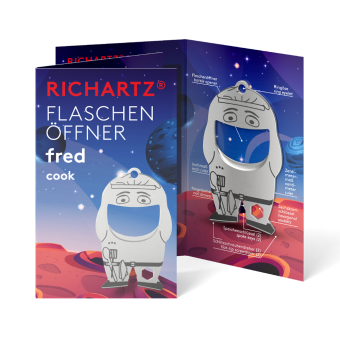 RICHARTZ® FLASCHENÖFFNER fred cook Silver