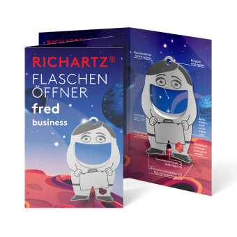 RICHARTZ® FLASCHENÖFFNER fred business Silver