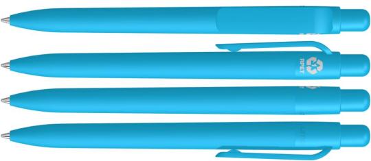 RECYCLED PET PEN FUTURE F GUM, cyan Cyan | Blue