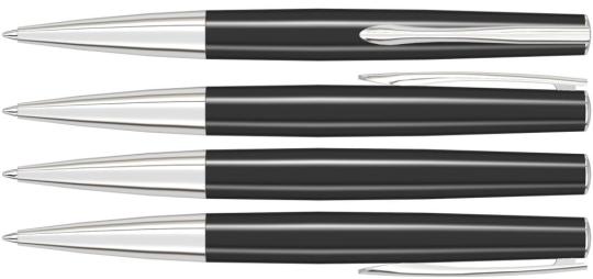 ELEGANCE, schwarz Black | Blue