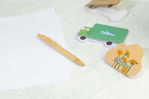 CreaStick Cloud Eco Individueller Haftnotizblock Natur