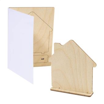 SendCraft individuelle Puzzle-Postkarte, Haus Weiß