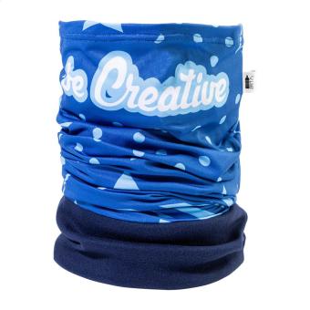 CreaScarf Winter Individueller RPET Multifunktionsschalschal Blau