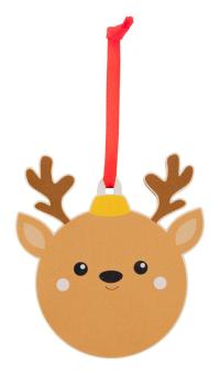 Skaland Christmas tree ornament, reindeer Brown