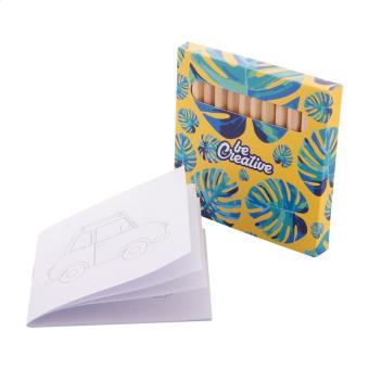 Coloxil 12 Individuelles Ausmalset, Fahrzeuge, weiß Weiß, Cliphals klar