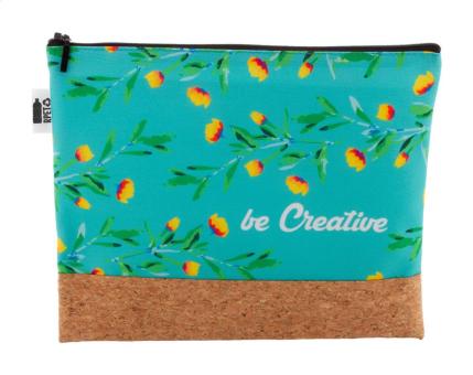 CreaBeauty Cork L RPET custom cosmetic bag 