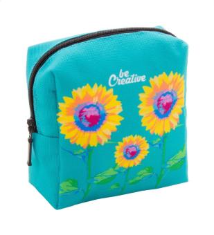 CreaBeauty Square S custom cosmetic bag Black/white