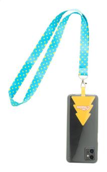 Subyard Mobile Xmas custom RPET mobile holder lanyard White