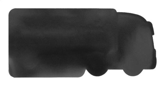 CreaStick Fridge Cargo Individueller Kühlschrankmagnet Weiß