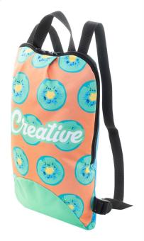 SuboBag Picoback Individueller RPET-Rucksack Schwarz/weiss