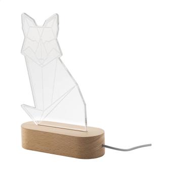 Woodify LED-Trophäe, grün Grün,transparent