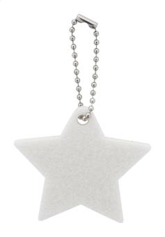 CreaFelt Key Xmas custom Christmas keyring, star White