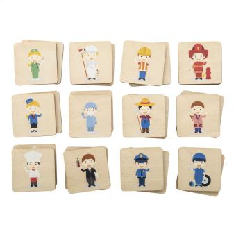 Immermor memory game, professions Nature blue