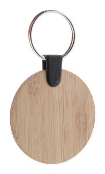 Bambry bamboo keyring, round Nature