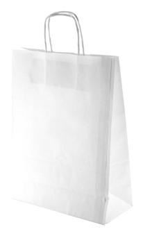 Mall Papier-Einkaufstasche Weiß