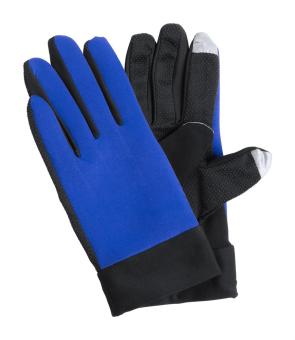 Vanzox Touch-Sporthandschuhe Blau/schwarz