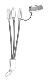 Frecles keyring USB charger cable Convoy grey