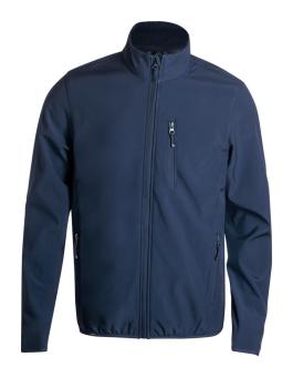 Scola RPET softshell jacket, dark blue Dark blue | L
