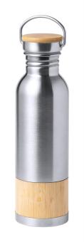 Gaucix Edelstahl-Trinkflasche Silber