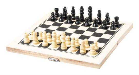 Blitz Schach-Set Weiß/schwarz