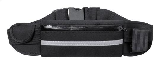 Basset reflective waist bag Black