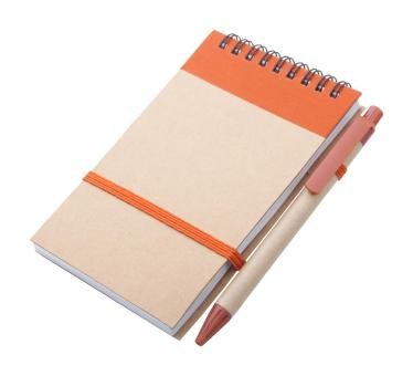 Ecocard notebook Nature orange