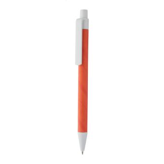 Ecolour ballpoint pen Orange/white
