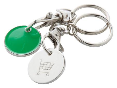 Euromarket Schlüsselanhänger mit Einkaufswagen-Chip Grün
