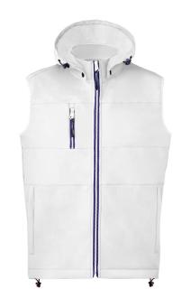 Seldon softshell bodywarmer vest, white White | L