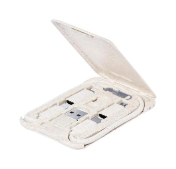 Chard USB Ladekabel-Set Natur