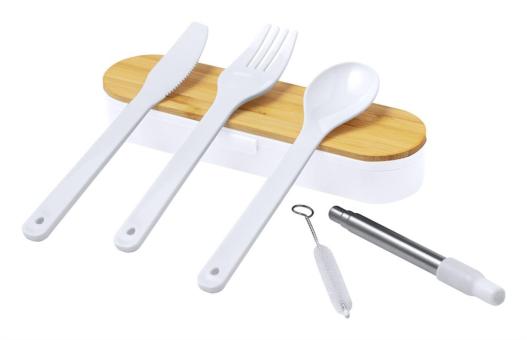 Milner cutlery set White