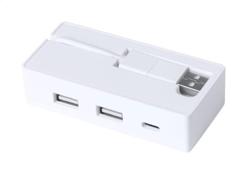 Nofler RABS USB-Hub Weiß