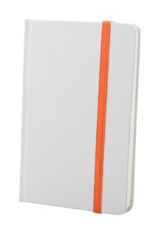 Yakis Notizbuch Orange/weiß
