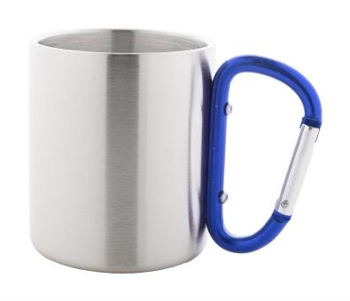 Bastic Edelstahlbecher Blau/silber