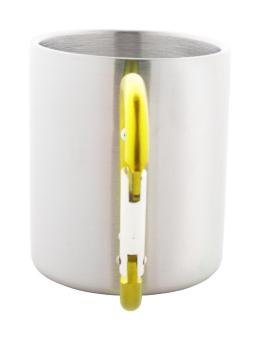 Cadisha Edelstahlbecher, silber Silber, gelb