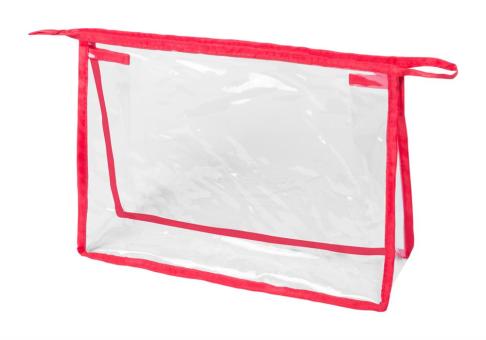 Dumble Kosmetiktasche Transparent rot