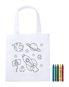 Mosby colouring shopping bag White