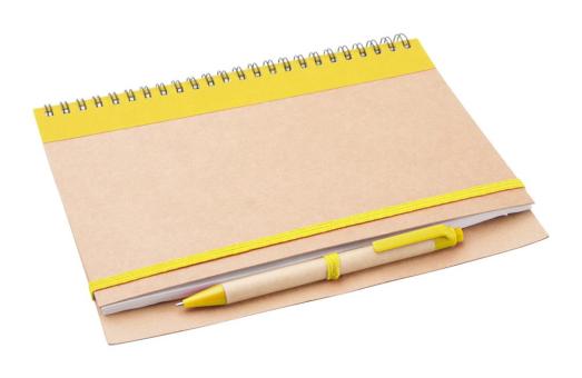 Tunel notebook Nature yellow