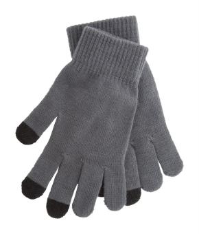 Actium touch screen gloves Gray/black