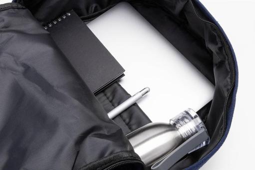 Recabak Rucksack aus recyceltem Canvas Blau