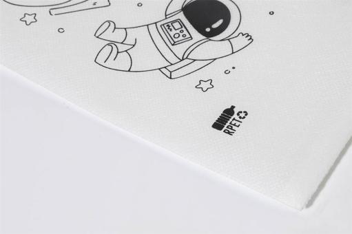 Spacolo RPET colouring shopping bag White