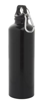 Mento XL aluminium bottle Black