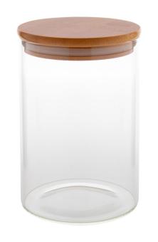 Momomi XL glass storage jar Nature