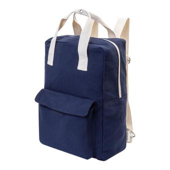 Rekan Back Rucksack aus recyceltem Canvas Blau