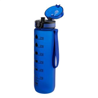 Sipcount RPET motivational bottle Aztec blue