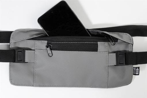 Hippu RPET-Gürteltasche Aschgrau