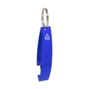 Ellopi bottle opener keyring Aztec blue