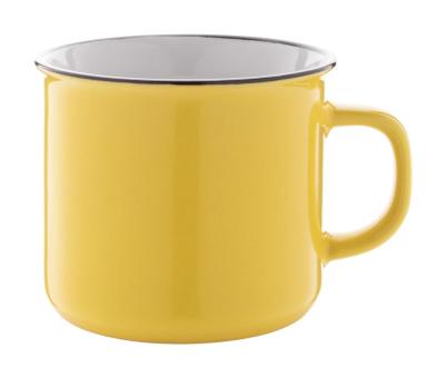 Woodstock vintage mug Yellow